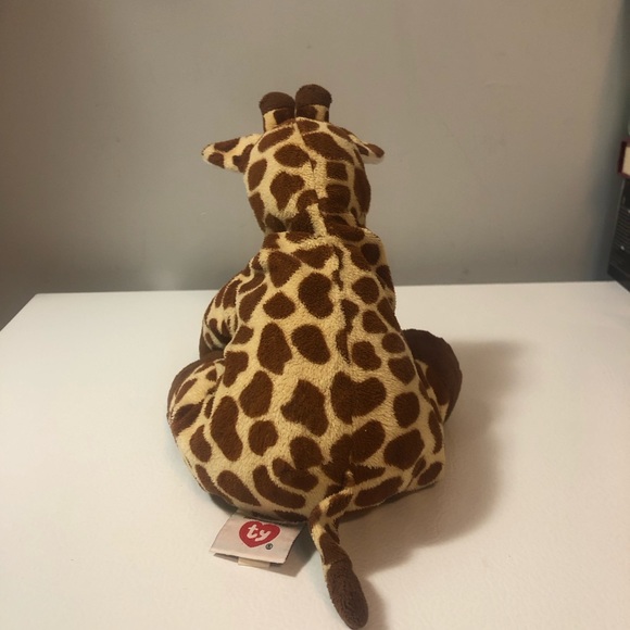 Ty Pluffies TipTop Giraffe Plush Stuffed Animal Lovey 2012 - Picture 3 of 9